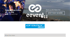 Desktop Screenshot of eevent.ch